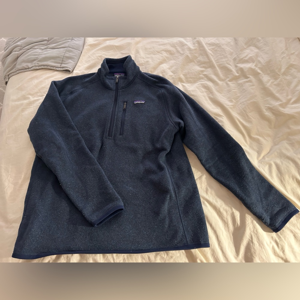 Patagonia Dark Navy Half-Zip Fleece Pullover